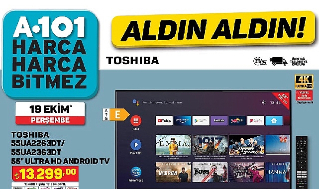 19 Ekim Günü A101’de Elektrikli Mopedden, Retro Pikapa Kadar Çeşitli Teknolojik Ürünler Satışa Sunuluyor