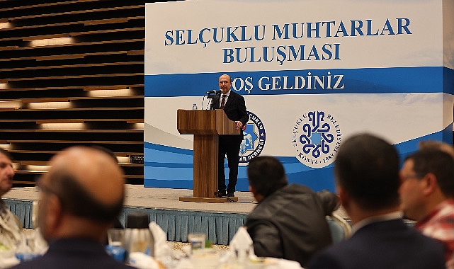 Başkan Pekyatırmacı 19 Ekim Muhtarlar Günü’nde Selçuklu’nun Muhtarlarını Ağırladı