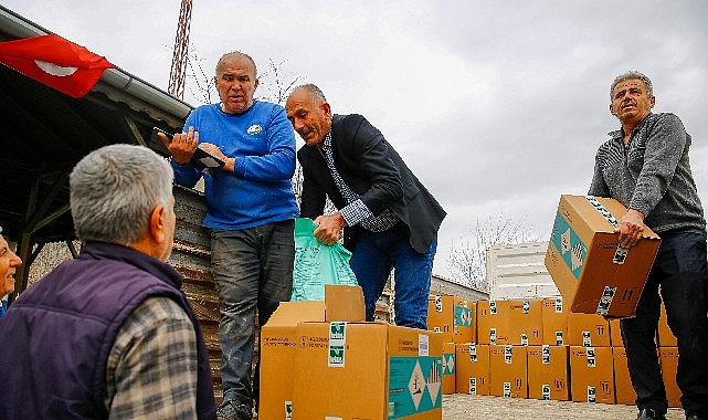 Büyükşehir Belediyesi’nin çiftçiye desteği sürüyor