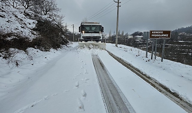 İzmir’in dağlarında  kar teyakkuzu