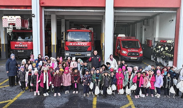 Konya Büyükşehir’den İlkokul Öğrencileri İçin Yangın Güvenliği Seferberliği