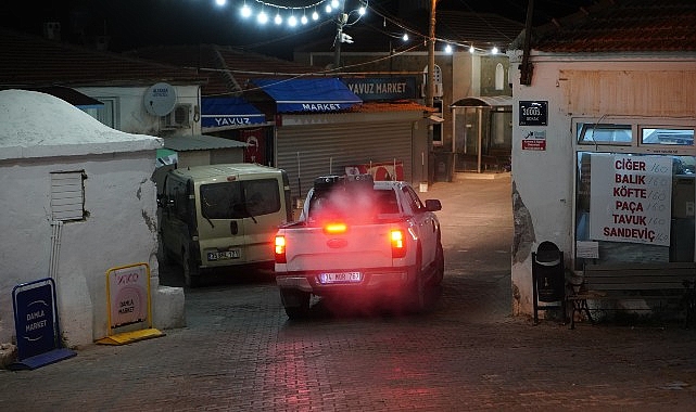 Çeşme’de yaz temizliği ve ilaçlama seferberliği: 24 saat kesintisiz hizmet