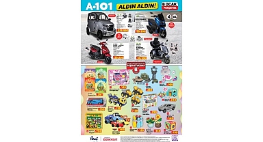 8 Ocak’ta A101’de Elektrikli Araç Dikkat Çekiyor