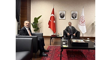 Başkan Vekili Akın, Bakan Kacır’ı ziyaret etti