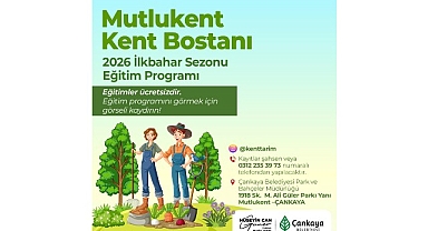Kent Bostanlarında İlkbahar Dönemi Başlıyor