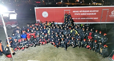 Kocaeli İtfaiyesi, 2025’te 13.562 vakaya müdahale etti