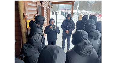 Kuzuyayla’da kış tatbikatı