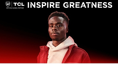 Arsenal’in yıldız futbolcusu Bukayo Saka, TCL’in yeni marka elçisi oldu