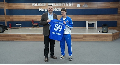 Başkan Taşyasan şampiyonları ağırladı