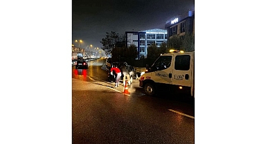 Büyükşehir A Takımı’ndan kazaya anında müdahale