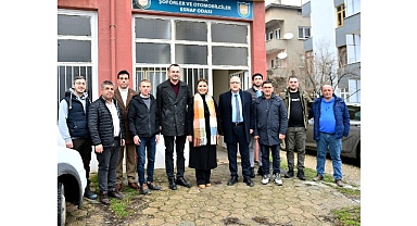 Malkara Şoförler ve Otomobilciler Esnaf Odası’na “Hayırlı Olsun” Ziyareti