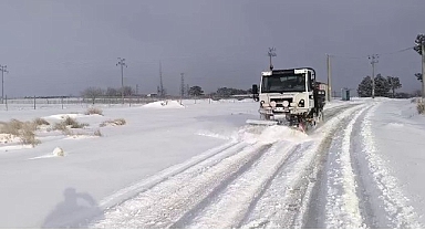 Osmangazi’nin Yüksek Kesimlerinde Kar Nöbeti