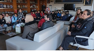 Öğrencilerden Özdemir ve Kültür Evi’ne ziyaret