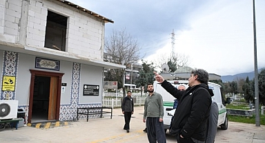 Başkan Kocaman’dan Cenaze Hizmetleri Binası’na İnceleme