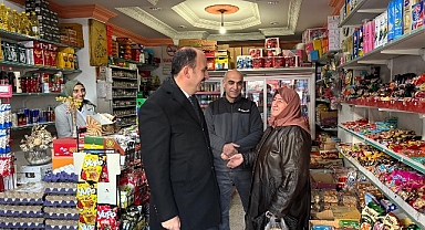 Başkan Altay Şehir Merkezinde İftar Öncesi Esnafı Ziyaret Etti