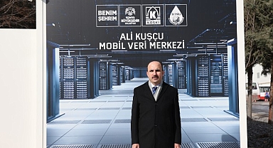 Başkan Altay, Olağanüstü Durumlarda Dijital Güvenliği Sağlayacak KOSKİ Mobil Veri Merkezini İnceledi