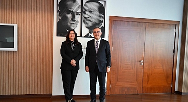 Başkan Çerçioğlu’na Merkez Disiplin Kurulu Başkanı Sarı’dan Ziyaret