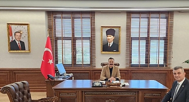 Başkan Sezer’den Kaymakam Gültekin’e Hayırlı Olsun Ziyareti