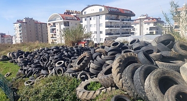 Büyükşehir atık lastikleri ekonomiye kazandırıyor
