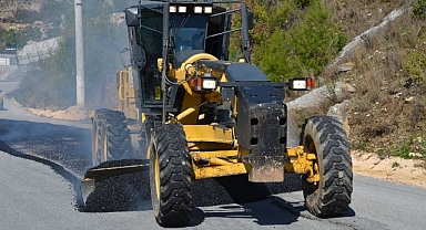 Büyükşehir’den Alanya’da yol yapım çalışması