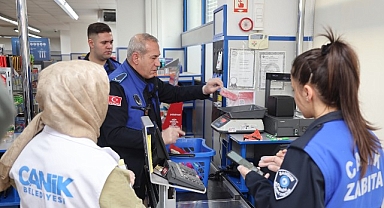 Canik Zabıtası Göz Açtırmıyor: Marketlere Sıkı Denetim