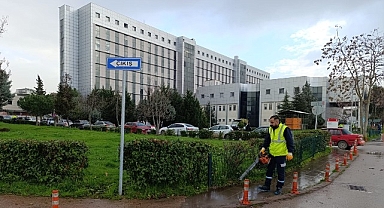 Hastane bahçeleri Büyükşehir’le daha güzel