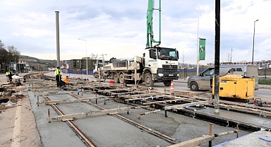 Kartepe Tramvay Hattı’nda durmak yok