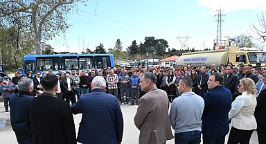 Başkan Topaloğlu personelle bayramlaştı