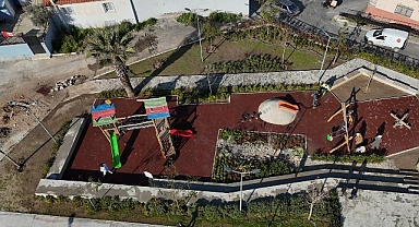 Konak’ın göz bebeği Narin Parkı’na yağmur bahçesi