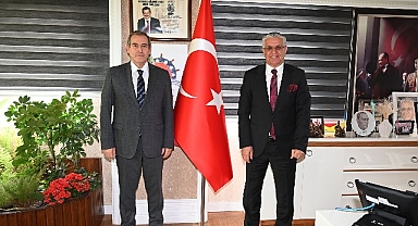 ATSO Başkanı Hacısüleyman’dan Başkan Topaloğlu’na ziyaret