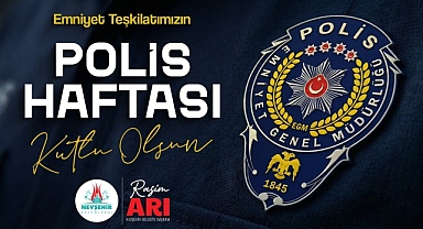 Başkan Arı, Türk Polis Teşkilatının 181. Kuruluş Yıl Dönümünü Kutladı