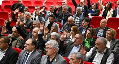 Bornova’da muhtarlar birlik mesajı verdi
