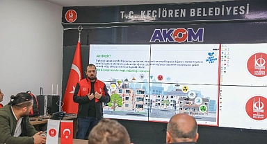 Keçiören Belediyesi’nden Personele Yangın Söndürme Eğitimi