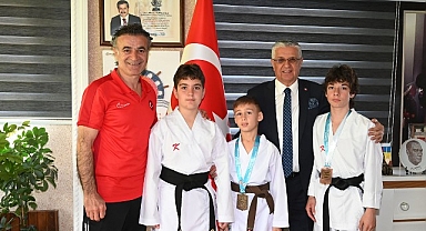 Kemer Belediyesi karate takımından iki madalya