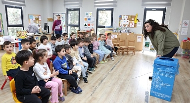 Nilüfer’de miniklere geri dönüşüm eğitimi