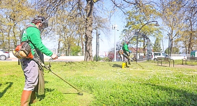 Canik’te Parklar Yaza Hazırlanıyor