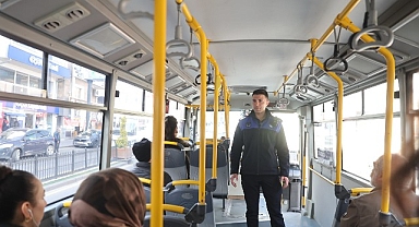 Halk Otobüslerine Yönelik Denetimler ve Kontroller Yapılıyor
